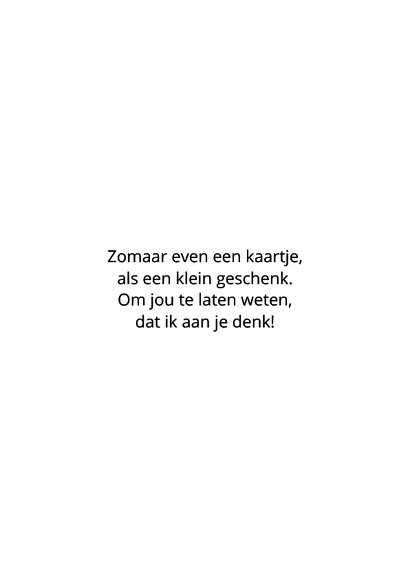 Wenskaart 'jij bent...' Ronald McDonald Huis Nederland 3