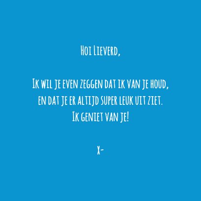 Wenskaart jij ziet er flitsend uit camera 3