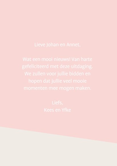 Wenskaart live a life of love 3