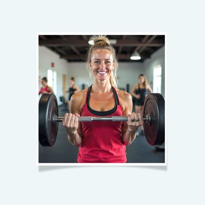 Wenskaart sport motiverend fitness trots 2