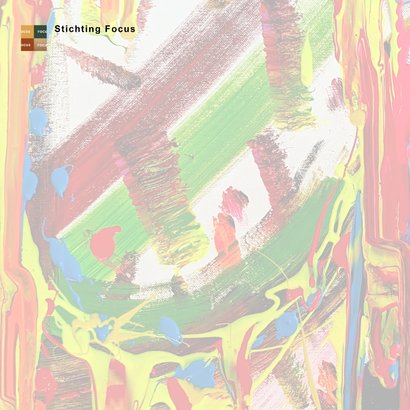 Wenskaart van abstracte kleurenexplosie 2