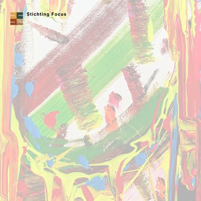 Wenskaart van abstracte kleurenexplosie 2