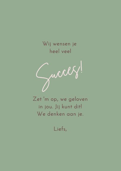 Wenskaart 'veel geluk' vrouwen die kaart spelen 3
