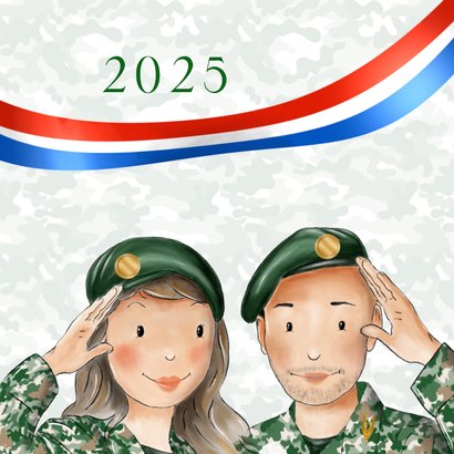 Wenskaart veteranendag 2
