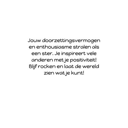 Wenskaart You Rock dear 3