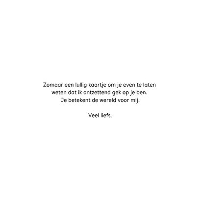 Wenskaart zomaar lullig kaart 3