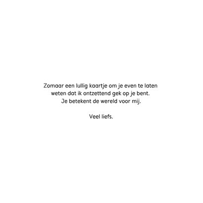 Wenskaart zomaar lullig kaart 3