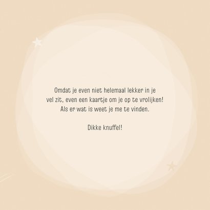 Wenskaartje feel better soon met roze typografie 3
