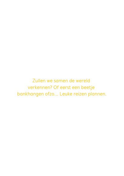 Wil je mijn hangmattie zijn? 3