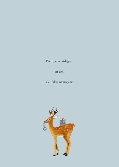 Winter wonderland dieren illustratie 3