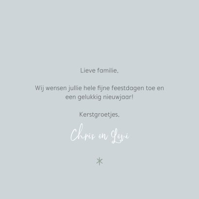 Winterse fotokaart merry christmas grote foto 3