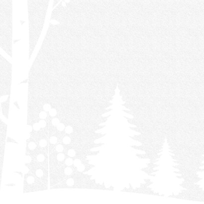 Winterse kerstkaart uitgeknipt papier 2