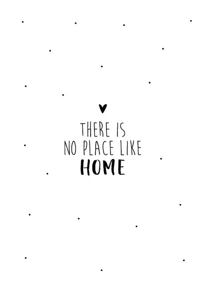 Woonkaart botanisch cactus there is no place like home 2