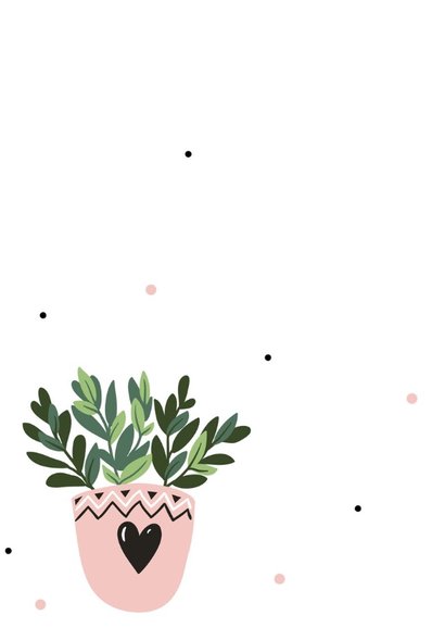 Woonkaart: huisje boompje plantje 2