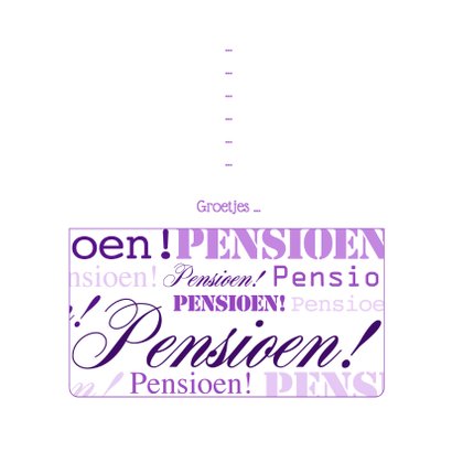 Woorden Pensioen - BK 3