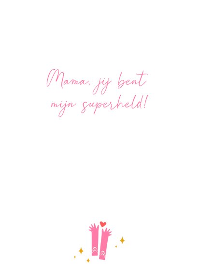 You're my superhero mom moederdag kaart 3