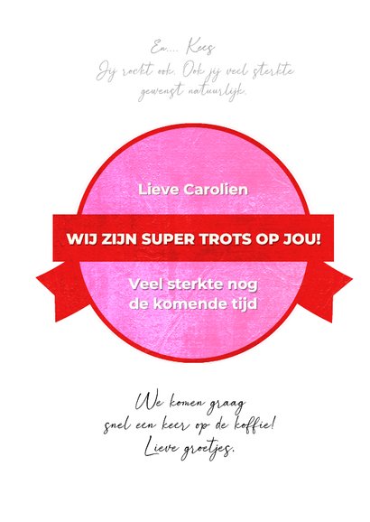 You Rock - stoere kaart voor iemand met kanker 3