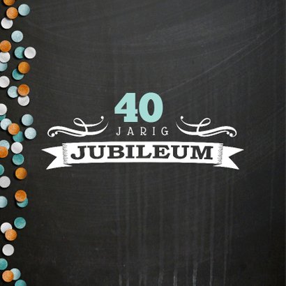 YVON jubileum divers krijtbord 2