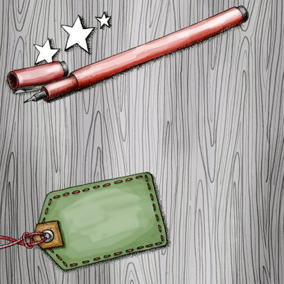 YVON kerst illustratie foto hout 2
