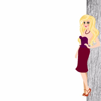 YVON model barbie kaart 3