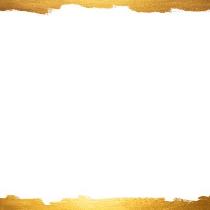 Zakelijk fotocollage kerstkaart met gouden accenten Achterkant