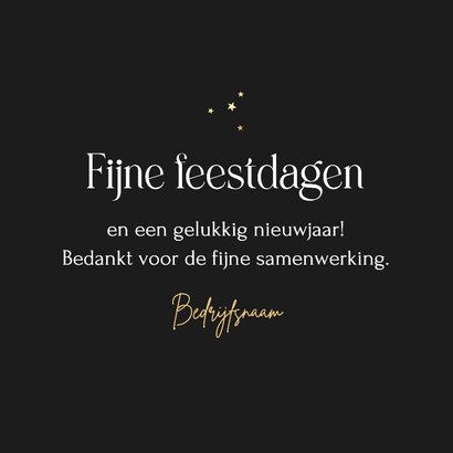 Zakelijk kerst nieuwjaar 2026 vuurwerk bedankt kerstbal 3