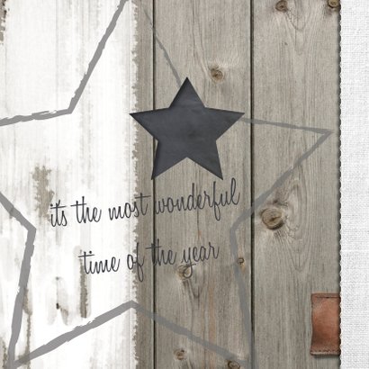 zakelijk kerstkaart ster hout 2