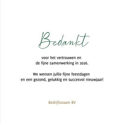 Zakelijk kerstkaart verf kerstboom met logo 3