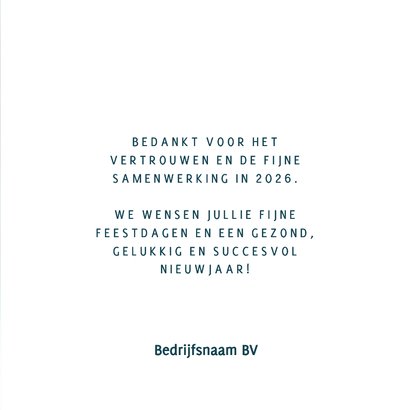 Zakelijke blauwe kkerstkaart goud logo label 3