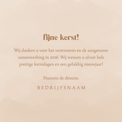 Zakelijke foto-kerstkaart fotocollage fijne kerst met sneeuw 3