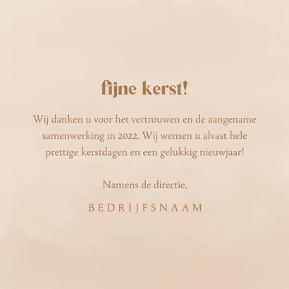 Zakelijke foto-kerstkaart fotocollage fijne kerst met sneeuw 3