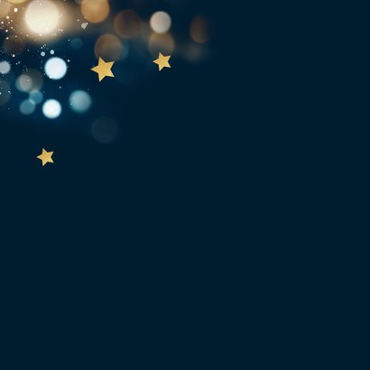 Zakelijke kerst en nieuwjaarskaart thank you sterren engels 2