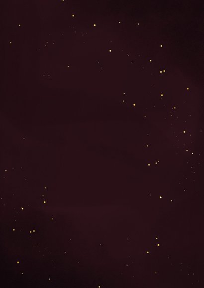 Zakelijke kerst paars kerstbal 2026 logo bedankt Achterkant