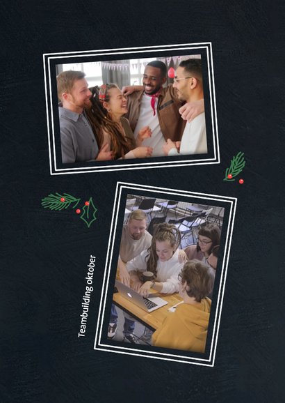 Zakelijke kerst schoolbord tekeningen 2