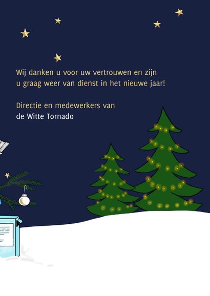 Zakelijke kerst schoonmaak kerstbal 3