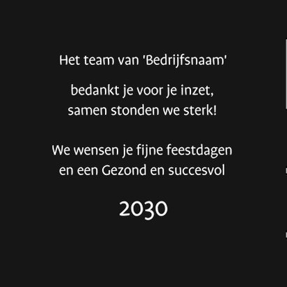 Zakelijke kerst toetsenbord bedankt 2