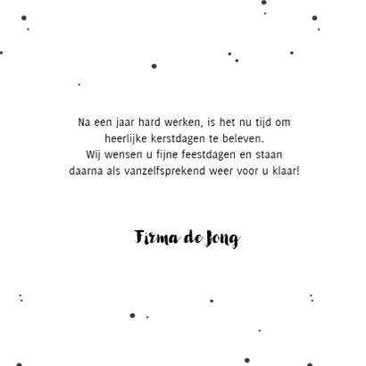 Zakelijke kerstkaart 2019 waterverf 3