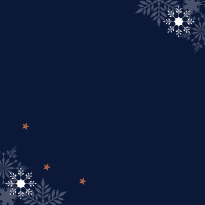 Zakelijke kerstkaart 2020 koperlook 2