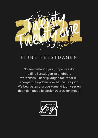 Zakelijke kerstkaart 2021 foto's lampjes 3