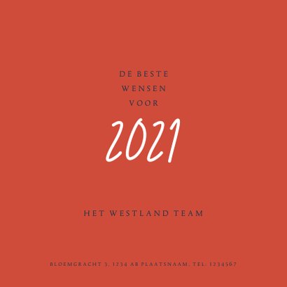 Zakelijke kerstkaart 2021 letters 3