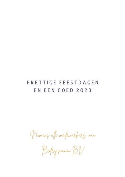 Zakelijke kerstkaart 2023 kerstballen 3