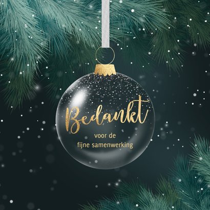 Zakelijke kerstkaart 2026 met logo 2