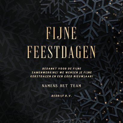 Zakelijke kerstkaart 2026 met sprankelende kerstbal 3
