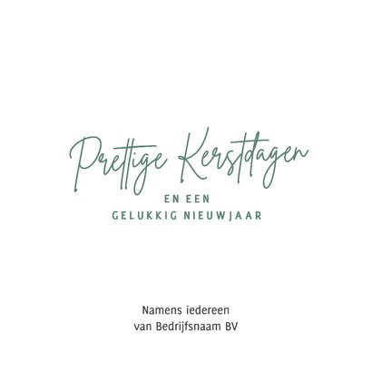 Zakelijke kerstkaart 2027 met logo 3