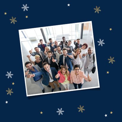 Zakelijke kerstkaart advocatenkantoor weegschaal sterren 2