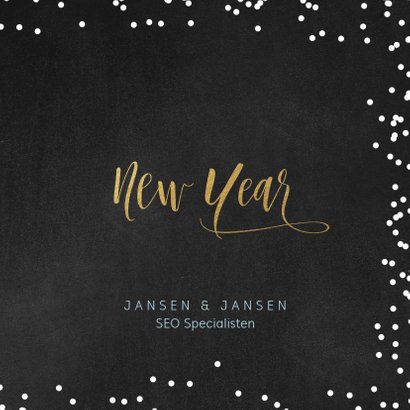 Zakelijke kerstkaart blauw hout 2020 label ster 3