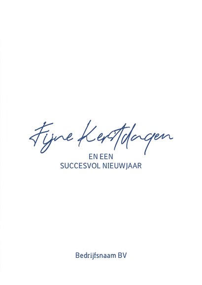 Zakelijke kerstkaart blauwe kerstbal op sterren licht 3