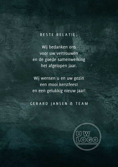 Zakelijke kerstkaart Cheers 2021 met glazen 3