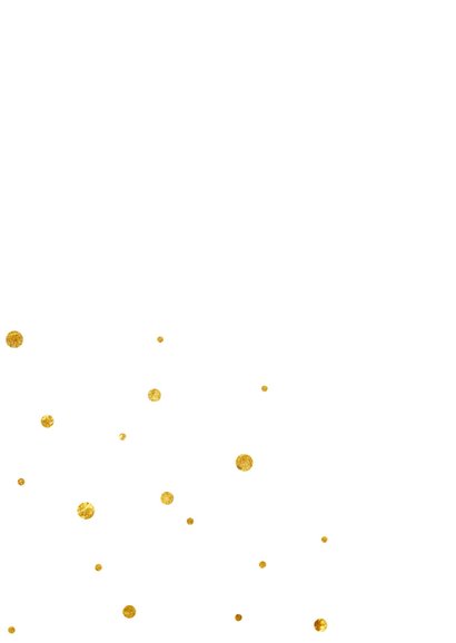 Zakelijke Kerstkaart Drie Gouden Kerstballen 2