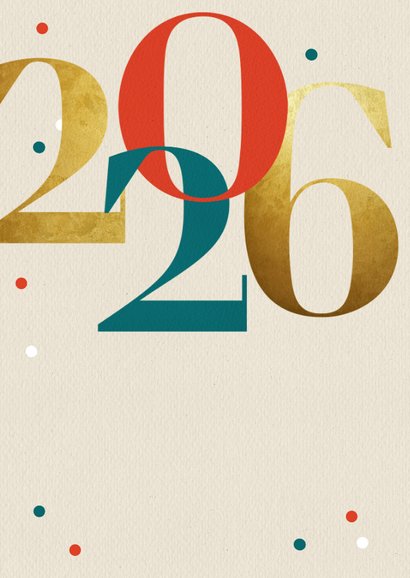 Zakelijke kerstkaart fijne feestdagen 2026 bedankt 2
